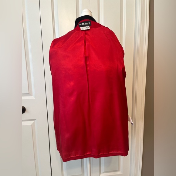 100% Wool Vintage 80's Sag Harbor Red Women's Blazer Suit Jacket Size‎ 10P - Picture 9 of 9